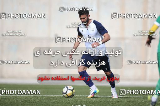 1537160, Tehran, Iran, لیگ دسته دوم فوتبال کشور, 2018-19 season, Week 25, Second Leg, Nirou Zamini Tehran 1 v 1 Pas on 2019/04/11 at Ghadir Stadium