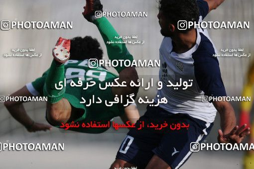 1537340, Tehran, Iran, لیگ دسته دوم فوتبال کشور, 2018-19 season, Week 25, Second Leg, Nirou Zamini Tehran 1 v 1 Pas on 2019/04/11 at Ghadir Stadium