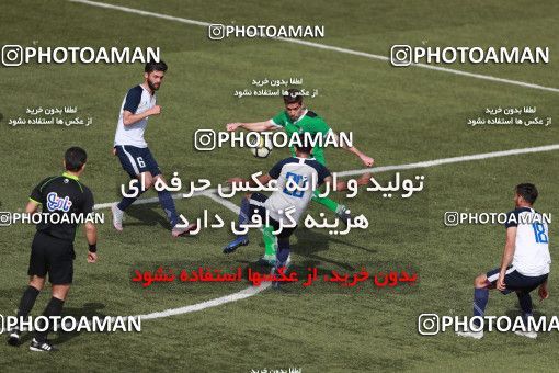 1522322, Tehran, Iran, لیگ دسته دوم فوتبال کشور, 2018-19 season, Week 25, Second Leg, Nirou Zamini Tehran 1 v 1 Pas on 2019/04/11 at Ghadir Stadium