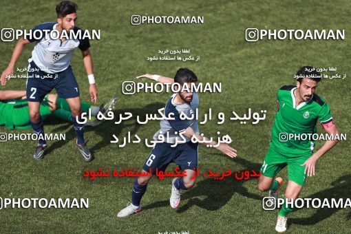 1522329, Tehran, Iran, لیگ دسته دوم فوتبال کشور, 2018-19 season, Week 25, Second Leg, Nirou Zamini Tehran 1 v 1 Pas on 2019/04/11 at Ghadir Stadium