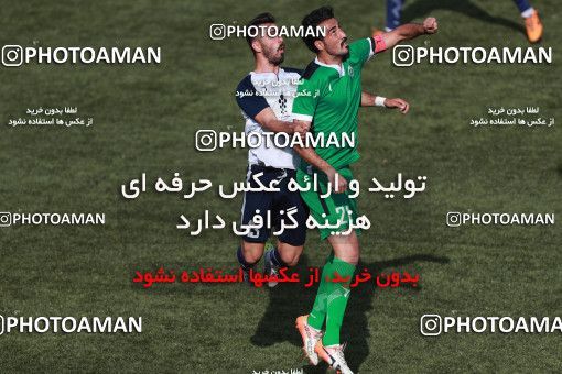 1522310, Tehran, Iran, لیگ دسته دوم فوتبال کشور, 2018-19 season, Week 25, Second Leg, Nirou Zamini Tehran 1 v 1 Pas on 2019/04/11 at Ghadir Stadium