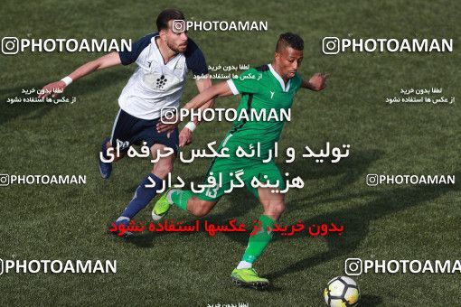 1522311, Tehran, Iran, لیگ دسته دوم فوتبال کشور, 2018-19 season, Week 25, Second Leg, Nirou Zamini Tehran 1 v 1 Pas on 2019/04/11 at Ghadir Stadium