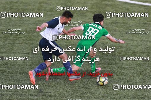 1522337, Tehran, Iran, لیگ دسته دوم فوتبال کشور, 2018-19 season, Week 25, Second Leg, Nirou Zamini Tehran 1 v 1 Pas on 2019/04/11 at Ghadir Stadium