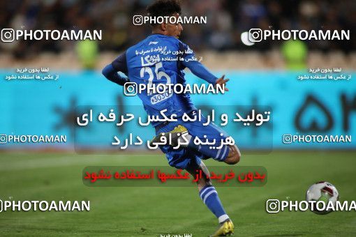 1522727, Tehran, , لیگ برتر فوتبال ایران، Persian Gulf Cup، Week 26، Second Leg، Esteghlal 1 v 0 Gostaresh Foulad Tabriz on 2019/04/17 at Azadi Stadium