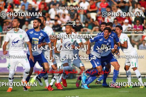 1523807, Tabriz, , Iran Football Pro League، Persian Gulf Cup، Week 1، First Leg، Mashin Sazi Tabriz 1 v 1 Esteghlal on 2019/08/23 at Gostaresh Foolad Stadium