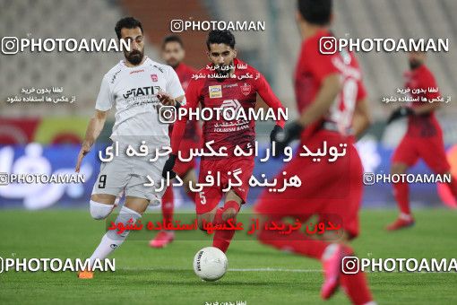 1527769, Iran Football Pro League، Persian Gulf Cup، Week 21، Second Leg، 2020/02/27، Tehran، Azadi Stadium، Persepolis 3 - ۱ Padideh Mashhad