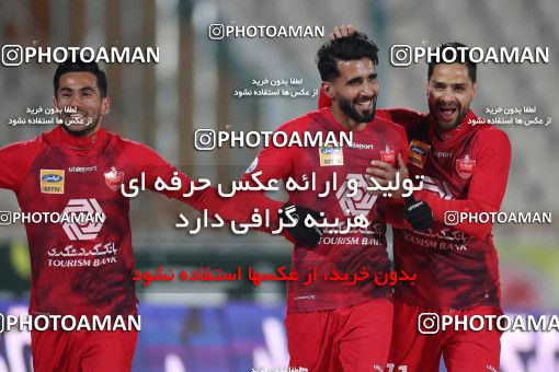 1527818, Tehran, Iran, Iran Football Pro League، Persian Gulf Cup، Week 21، Second Leg، Persepolis 3 v 1 Padideh Mashhad on 2020/02/27 at Azadi Stadium