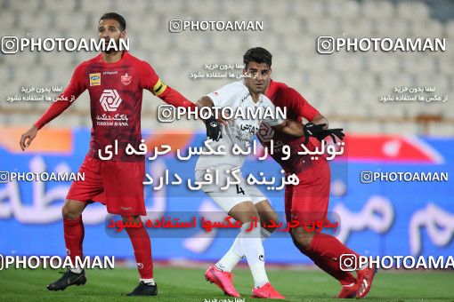 1527945, Tehran, Iran, Iran Football Pro League، Persian Gulf Cup، Week 21، Second Leg، Persepolis 3 v 1 Padideh Mashhad on 2020/02/27 at Azadi Stadium