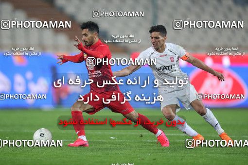 1528157, Tehran, Iran, Iran Football Pro League، Persian Gulf Cup، Week 21، Second Leg، Persepolis 3 v 1 Padideh Mashhad on 2020/02/27 at Azadi Stadium