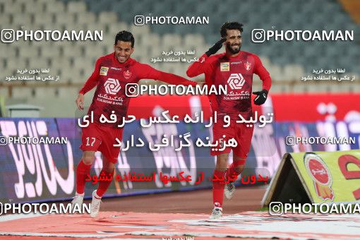 1528331, Iran Football Pro League، Persian Gulf Cup، Week 21، Second Leg، 2020/02/27، Tehran، Azadi Stadium، Persepolis 3 - ۱ Padideh Mashhad
