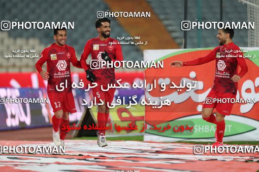 1528429, Iran Football Pro League، Persian Gulf Cup، Week 21، Second Leg، 2020/02/27، Tehran، Azadi Stadium، Persepolis 3 - ۱ Padideh Mashhad