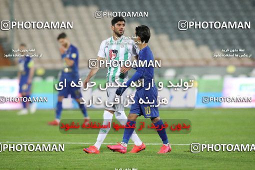 1835650, Tehran, , Iran Football Pro League، Persian Gulf Cup، Week 20، Second Leg، Esteghlal 2 v 1 Zob Ahan Esfahan on 2020/02/23 at Azadi Stadium