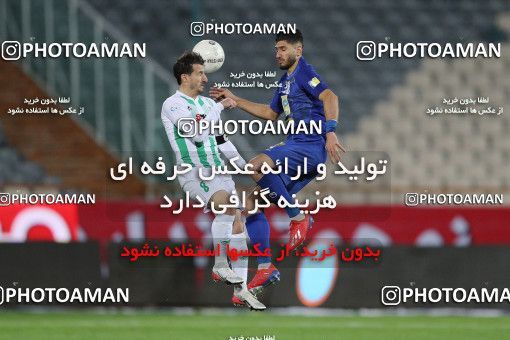1528621, Tehran, , Iran Football Pro League، Persian Gulf Cup، Week 20، Second Leg، Esteghlal 2 v 1 Zob Ahan Esfahan on 2020/02/23 at Azadi Stadium