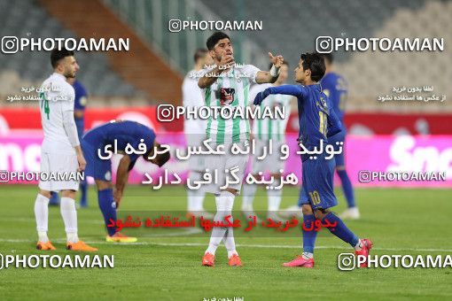 1528664, Tehran, , Iran Football Pro League، Persian Gulf Cup، Week 20، Second Leg، Esteghlal 2 v 1 Zob Ahan Esfahan on 2020/02/23 at Azadi Stadium