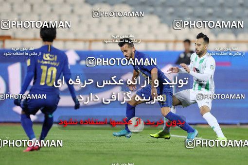 1528667, Tehran, , Iran Football Pro League، Persian Gulf Cup، Week 20، Second Leg، Esteghlal 2 v 1 Zob Ahan Esfahan on 2020/02/23 at Azadi Stadium