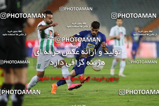 1528687, Tehran, , Iran Football Pro League، Persian Gulf Cup، Week 20، Second Leg، Esteghlal 2 v 1 Zob Ahan Esfahan on 2020/02/23 at Azadi Stadium