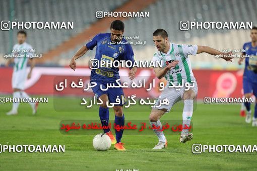 1528753, Tehran, , Iran Football Pro League، Persian Gulf Cup، Week 20، Second Leg، Esteghlal 2 v 1 Zob Ahan Esfahan on 2020/02/23 at Azadi Stadium