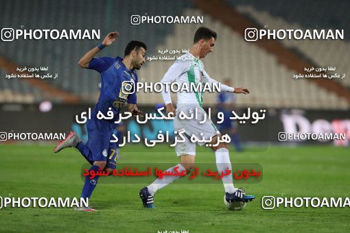 1528777, Tehran, , Iran Football Pro League، Persian Gulf Cup، Week 20، Second Leg، Esteghlal 2 v 1 Zob Ahan Esfahan on 2020/02/23 at Azadi Stadium
