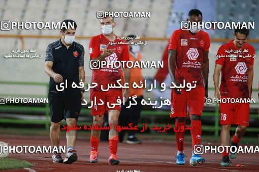 1538286, Tehran, Iran, Iran Football Pro League، Persian Gulf Cup، Week 28، Second Leg، Persepolis 0 v 1 Zob Ahan Esfahan on 2020/08/07 at Azadi Stadium