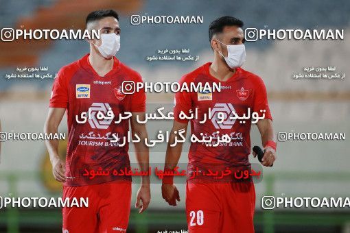 1538165, Tehran, Iran, Iran Football Pro League، Persian Gulf Cup، Week 28، Second Leg، Persepolis 0 v 1 Zob Ahan Esfahan on 2020/08/07 at Azadi Stadium