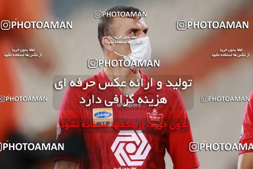 1538398, Tehran, Iran, Iran Football Pro League، Persian Gulf Cup، Week 28، Second Leg، Persepolis 0 v 1 Zob Ahan Esfahan on 2020/08/07 at Azadi Stadium