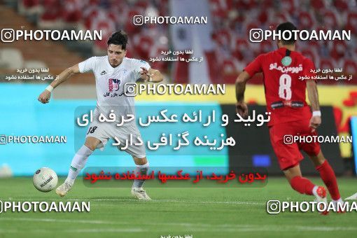 1538257, Tehran, Iran, Iran Football Pro League، Persian Gulf Cup، Week 28، Second Leg، Persepolis 0 v 1 Zob Ahan Esfahan on 2020/08/07 at Azadi Stadium