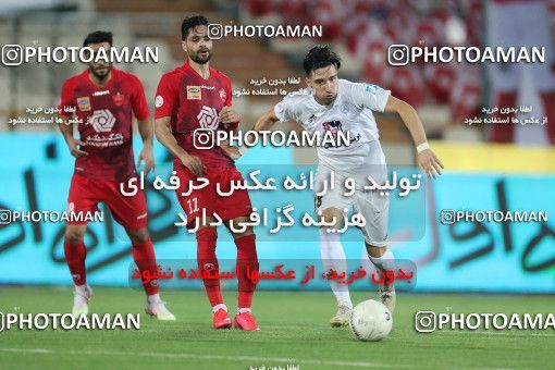 1538279, Tehran, Iran, Iran Football Pro League، Persian Gulf Cup، Week 28، Second Leg، Persepolis 0 v 1 Zob Ahan Esfahan on 2020/08/07 at Azadi Stadium