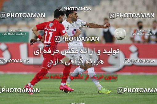 1538188, Tehran, Iran, Iran Football Pro League، Persian Gulf Cup، Week 28، Second Leg، Persepolis 0 v 1 Zob Ahan Esfahan on 2020/08/07 at Azadi Stadium
