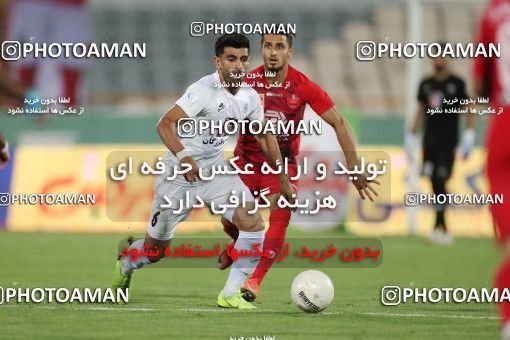 1538152, Tehran, Iran, Iran Football Pro League، Persian Gulf Cup، Week 28، Second Leg، Persepolis 0 v 1 Zob Ahan Esfahan on 2020/08/07 at Azadi Stadium