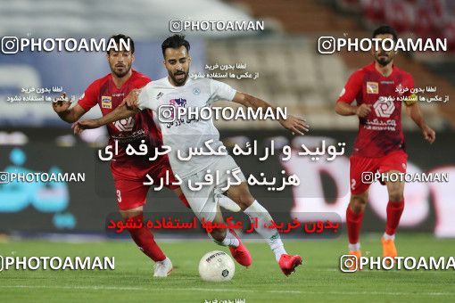 1538381, Tehran, Iran, Iran Football Pro League، Persian Gulf Cup، Week 28، Second Leg، Persepolis 0 v 1 Zob Ahan Esfahan on 2020/08/07 at Azadi Stadium