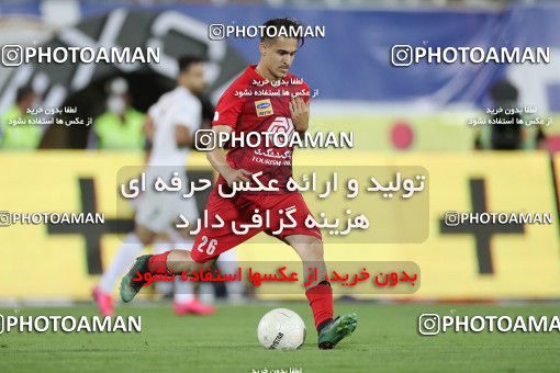 1538225, Tehran, Iran, Iran Football Pro League، Persian Gulf Cup، Week 28، Second Leg، Persepolis 0 v 1 Zob Ahan Esfahan on 2020/08/07 at Azadi Stadium