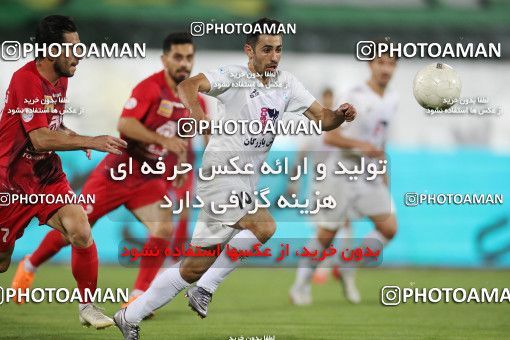 1538378, Tehran, Iran, Iran Football Pro League، Persian Gulf Cup، Week 28، Second Leg، Persepolis 0 v 1 Zob Ahan Esfahan on 2020/08/07 at Azadi Stadium