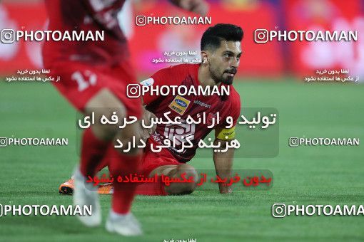 1538341, Tehran, Iran, Iran Football Pro League، Persian Gulf Cup، Week 28، Second Leg، Persepolis 0 v 1 Zob Ahan Esfahan on 2020/08/07 at Azadi Stadium