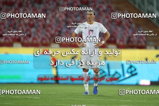 1538339, Tehran, Iran, Iran Football Pro League، Persian Gulf Cup، Week 28، Second Leg، Persepolis 0 v 1 Zob Ahan Esfahan on 2020/08/07 at Azadi Stadium