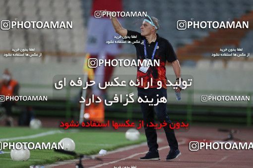 1538397, Tehran, Iran, Iran Football Pro League، Persian Gulf Cup، Week 28، Second Leg، Persepolis 0 v 1 Zob Ahan Esfahan on 2020/08/07 at Azadi Stadium