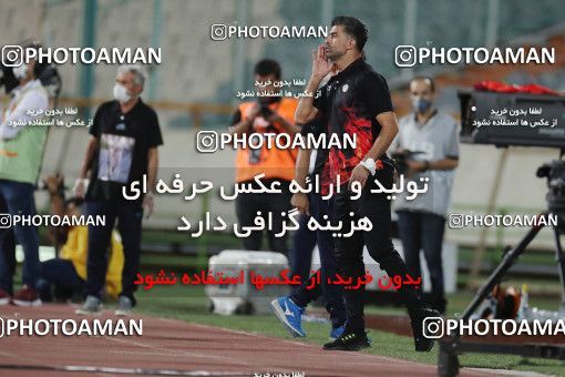 1538302, Tehran, Iran, Iran Football Pro League، Persian Gulf Cup، Week 28، Second Leg، Persepolis 0 v 1 Zob Ahan Esfahan on 2020/08/07 at Azadi Stadium