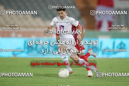 1538345, Tehran, Iran, Iran Football Pro League، Persian Gulf Cup، Week 28، Second Leg، Persepolis 0 v 1 Zob Ahan Esfahan on 2020/08/07 at Azadi Stadium