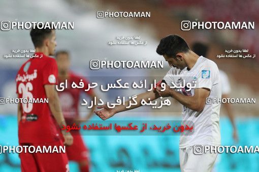 1538335, Tehran, Iran, Iran Football Pro League، Persian Gulf Cup، Week 28، Second Leg، Persepolis 0 v 1 Zob Ahan Esfahan on 2020/08/07 at Azadi Stadium
