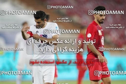 1538176, Tehran, Iran, Iran Football Pro League، Persian Gulf Cup، Week 28، Second Leg، Persepolis 0 v 1 Zob Ahan Esfahan on 2020/08/07 at Azadi Stadium