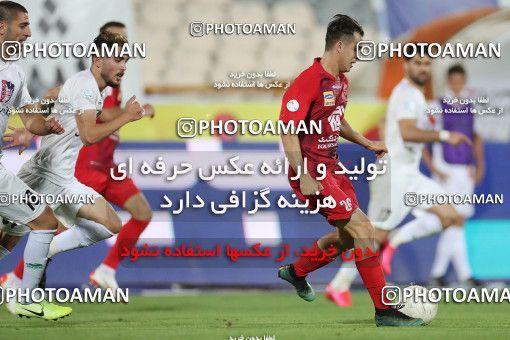 1538367, Tehran, Iran, Iran Football Pro League، Persian Gulf Cup، Week 28، Second Leg، Persepolis 0 v 1 Zob Ahan Esfahan on 2020/08/07 at Azadi Stadium
