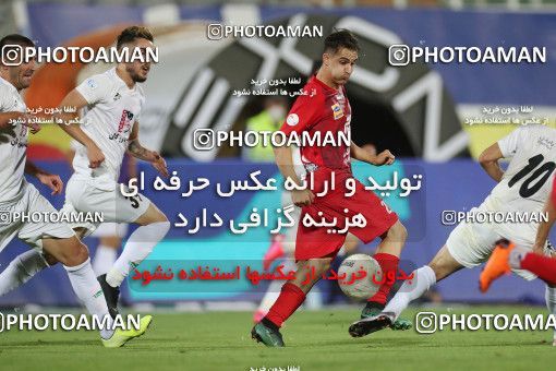1538229, Tehran, Iran, Iran Football Pro League، Persian Gulf Cup، Week 28، Second Leg، Persepolis 0 v 1 Zob Ahan Esfahan on 2020/08/07 at Azadi Stadium