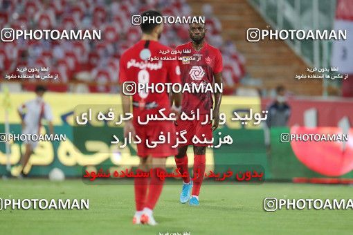 1538329, Tehran, Iran, Iran Football Pro League، Persian Gulf Cup، Week 28، Second Leg، Persepolis 0 v 1 Zob Ahan Esfahan on 2020/08/07 at Azadi Stadium