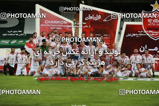 1531259, Tehran, Iran, Iran Football Pro League، Persian Gulf Cup، Week 28، Second Leg، Persepolis 0 v 1 Zob Ahan Esfahan on 2020/08/07 at Azadi Stadium