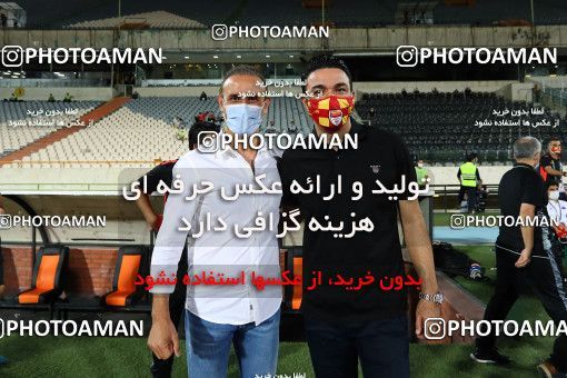 1719346, Tehran, Iran, Iran Football Pro League، Persian Gulf Cup، Week 25، Second Leg، Persepolis 1 v 0 Foulad Khouzestan on 2020/07/18 at Azadi Stadium