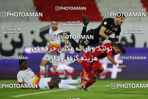 1719367, Tehran, Iran, Iran Football Pro League، Persian Gulf Cup، Week 25، Second Leg، Persepolis 1 v 0 Foulad Khouzestan on 2020/07/18 at Azadi Stadium