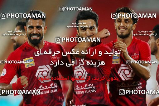 1719366, Tehran, Iran, Iran Football Pro League، Persian Gulf Cup، Week 25، Second Leg، Persepolis 1 v 0 Foulad Khouzestan on 2020/07/18 at Azadi Stadium