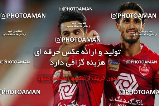 1719341, Tehran, Iran, Iran Football Pro League، Persian Gulf Cup، Week 25، Second Leg، Persepolis 1 v 0 Foulad Khouzestan on 2020/07/18 at Azadi Stadium