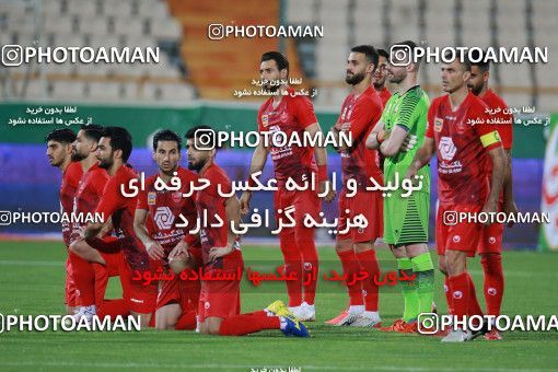 1536867, Tehran, Iran, Iran Football Pro League، Persian Gulf Cup، Week 25، Second Leg، Persepolis 1 v 0 Foulad Khouzestan on 2020/07/18 at Azadi Stadium