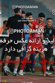 1536826, Tehran, Iran, Iran Football Pro League، Persian Gulf Cup، Week 25، Second Leg، Persepolis 1 v 0 Foulad Khouzestan on 2020/07/18 at Azadi Stadium
