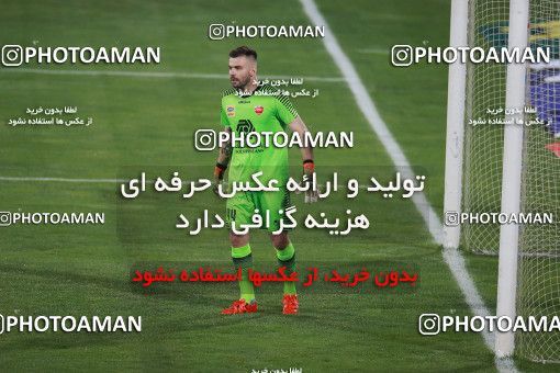 1536849, Tehran, Iran, Iran Football Pro League، Persian Gulf Cup، Week 25، Second Leg، Persepolis 1 v 0 Foulad Khouzestan on 2020/07/18 at Azadi Stadium